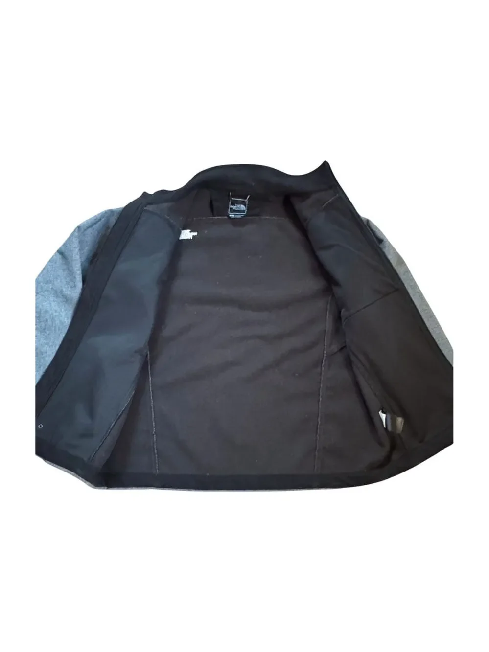 The North Face Small Apex Barrier Soft Shell Jacket Wind/Water Resistant Grey